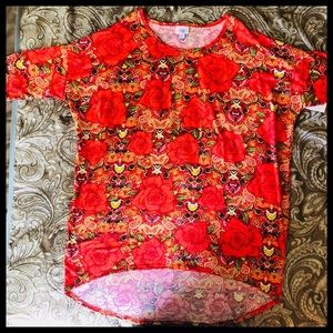Rose pattern LuLaRoe Irma